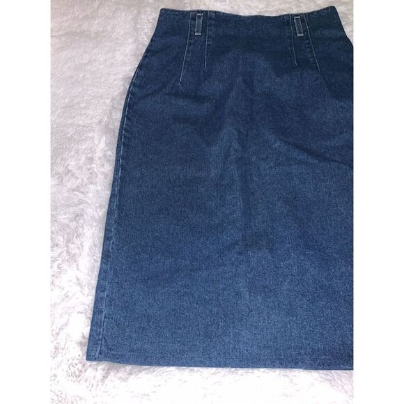 Vintage St John’s Bay Denim Midi Maxi Skirt Size 12 - Picture 10 of 16
